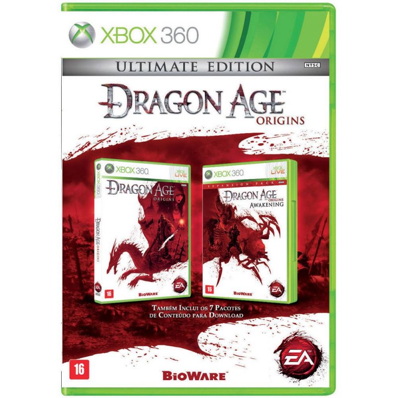 JOGO DRAGON AGE ORIGINS SEMI NOVO XBOX 360 JOGO DRAGON AGE ORIGINS SEMI NOVO XBOX 360