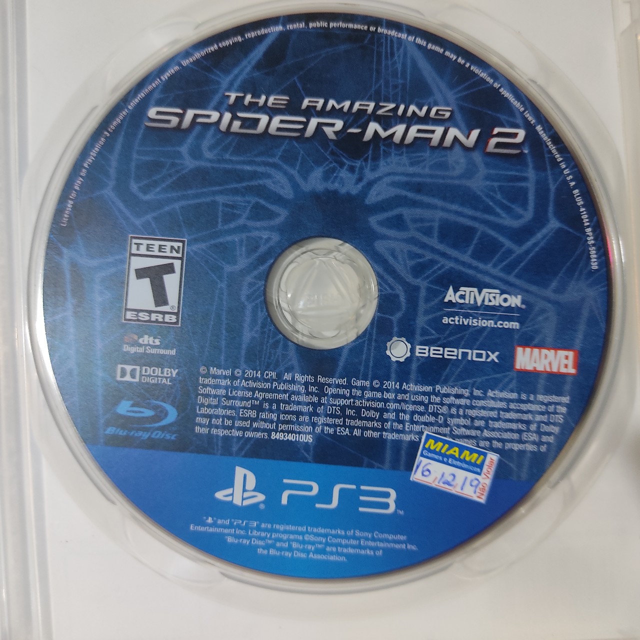 The Amazing Spider-Man - PS3 (SEMI-NOVO)