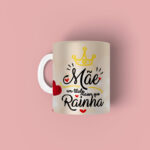Caneca personalizada Mãe um titulo maior que rainha - Imagem 2