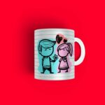 Caneca personalizada frase namorados amor da minha vida - Imagem 2