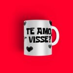 Caneca personalizada namorados te amo, visse!