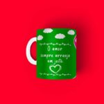 Caneca Personalizada Tema Namorados O Amo Sempre Arranja Um Jeito - Imagem 2