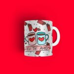 Caneca Personalizada Tema Namorados Amo Mais Que Chocolate - Imagem 2