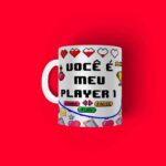 Caneca Personalizada Tema Namorados Você É Meu Player 1