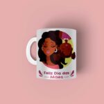 Caneca personalizada Feliz dia das Mães Te amo