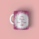 Caneca personalizada Mãe meu amor minha rainha meu tudo - Imagem 2