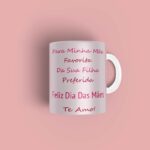 Caneca personalizada para minha mãe querida