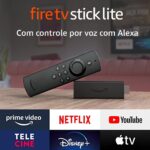 Fire TV Stick Lite com Controle Remoto Lite por Voz com Alexa