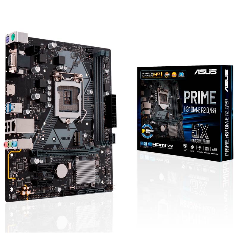 13356053468_Asus-h310-3.jpg Placa mãe Asus H310M-E R2.0/BR - Imagem 1