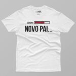 Camiseta Loading Novo Pai algodão fio 30.1 penteado