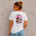 Camiseta preta Essa princesa a Disney não Tem - Imagem 3