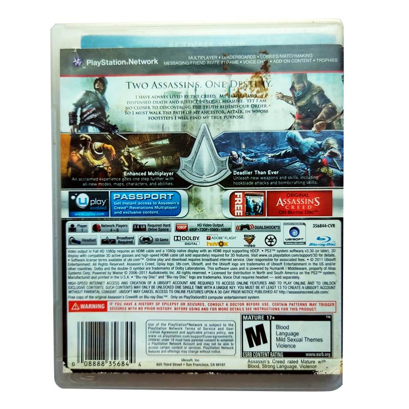 Jogo Assassin's Creed Revelations para Playstation 3 - Seminovo