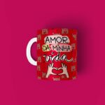Caneca personalizada namorados Amor da minha vida
