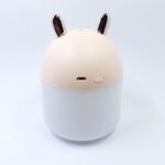 Umidificador c/ LED + abajur em formato de gato cor rosa - Imagem 2