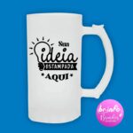 Caneca Chopp Personalizada Jateado 460ml