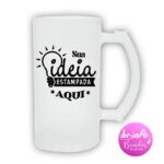 Caneca Chopp Personalizada Jateado 460ml - Imagem 2