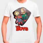 Camiseta The Boys Homer Bart Soldier Boy E Capitão Pátria - Imagem 2