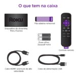Roku Express Streaming player Full HD Preto com controle - Imagem 4