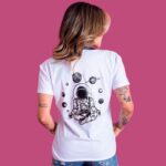Camiseta feminina  Astronauta