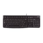 Teclado Logitech K120 QWERTY português Brasil cor preto