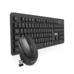 Kit Teclado e Mouse Sem Fio ABNT2 2.4GHz BK-S1000F Exbom - Imagem 3