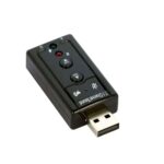 Placa de Som USB Exbom Áudio P2 Mic e Fone para PC e Notebook