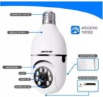 Câmera de Segurança Inteligente Jortan, Lâmpada com Visão Noturna HD, Wifi - Imagem 2