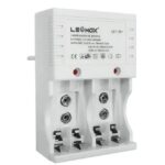 Carregador de Pilhas LEHMOX LE-261 Bivolt Automático para AA, AAA e Bateria 9V Recarregável - Imagem 2