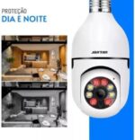 Câmera de Segurança Inteligente Jortan, Lâmpada com Visão Noturna HD, Wifi - Imagem 3
