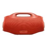 Caixa de Som Bluetooth Boombox 4 Portátil À Prova d'Água Laranja e Preta - Imagem 2