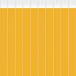 KIT 100 PULSEIRAS DE IDENTIFICAÇÃO PERSONALIZADAS PARA EVENTOS (LARANJA)