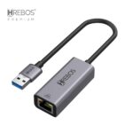 ADAPTADOR ETHERNET USB 3.0 RJ45 GIGABIT HREBOS AD-216