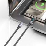 CABO USB-C 100W 2M HREBOS TECH LED CB-372C - Imagem 2